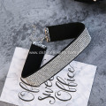 Full Rhinestone Black Velvet Choker Necklace For Wedding